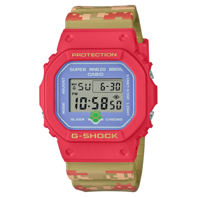 G-Shock Super Mario Bros Light Purple Face Watch DW5600SMB-4D