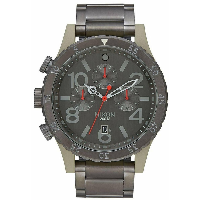 Nixon 48-20 Chrono Quartz 200M A486-2220-00 Mens Watch