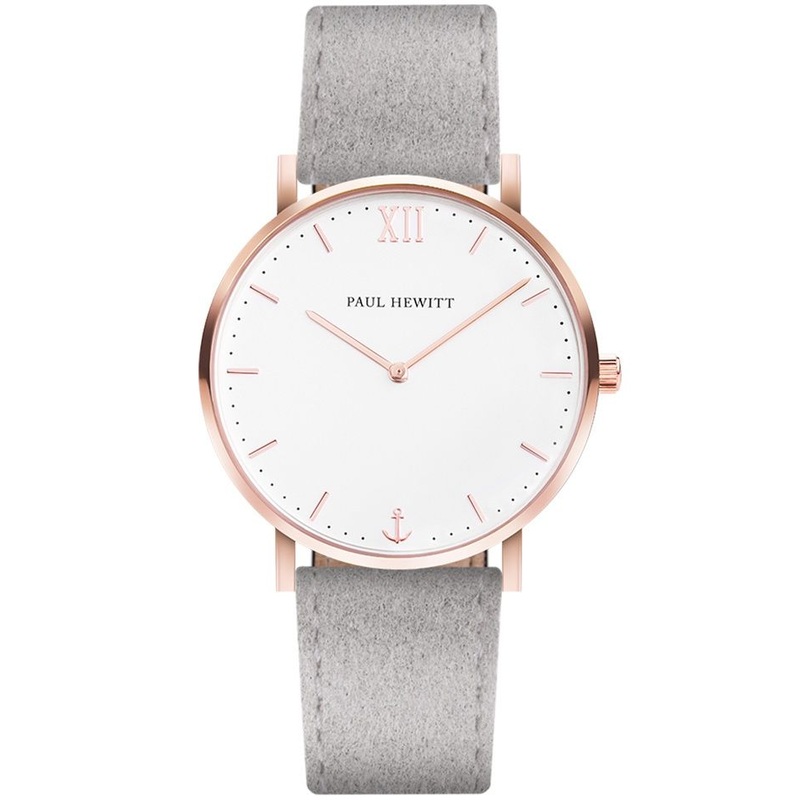 Paul Hewitt Sailor White Sand Alcantara Watch