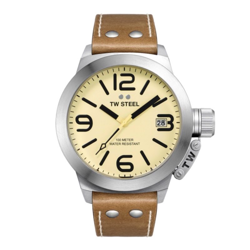 TW Steel Analog Display Quartz Brown Mens Watch