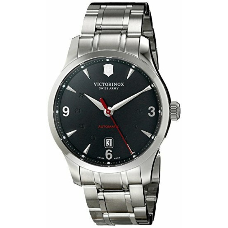 Victorinox Alliance Mechanical Automatic Black Dial Mens Watch
