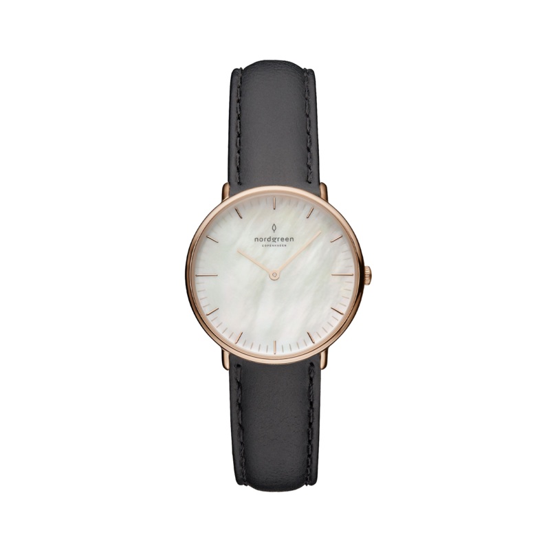 Nordgreen Native 28mm Mother of Pearl Gold Watch