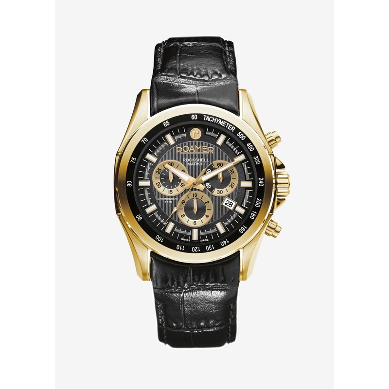 Roamer Rockshell Mark III Chrono 44mm Black Watch