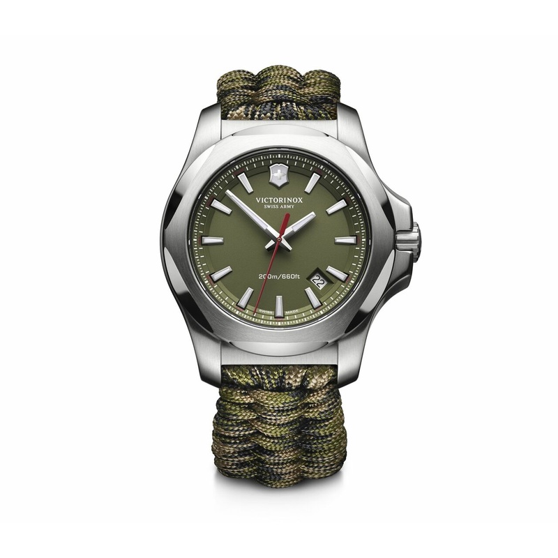 Victorinox  'I.N.O.X.' Swiss Quartz Stainless Steel Casual Mens Watch 241727