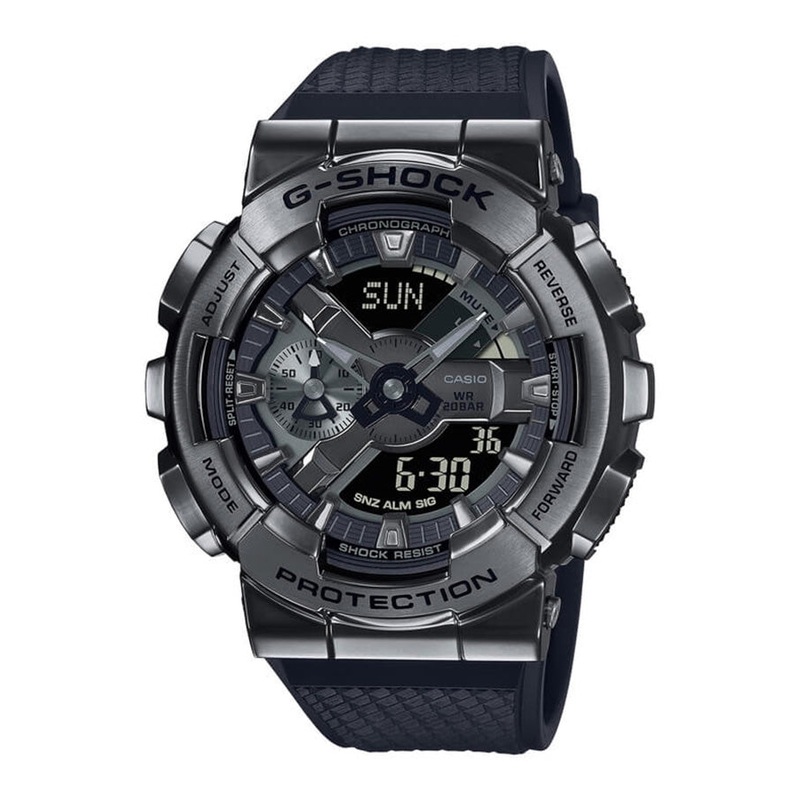 G-Shock Black on Black Metal GM110BB-1A