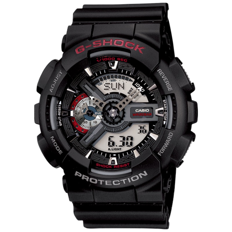 G-Shock World Time Analogue Digital Mens Watch GA110-1A