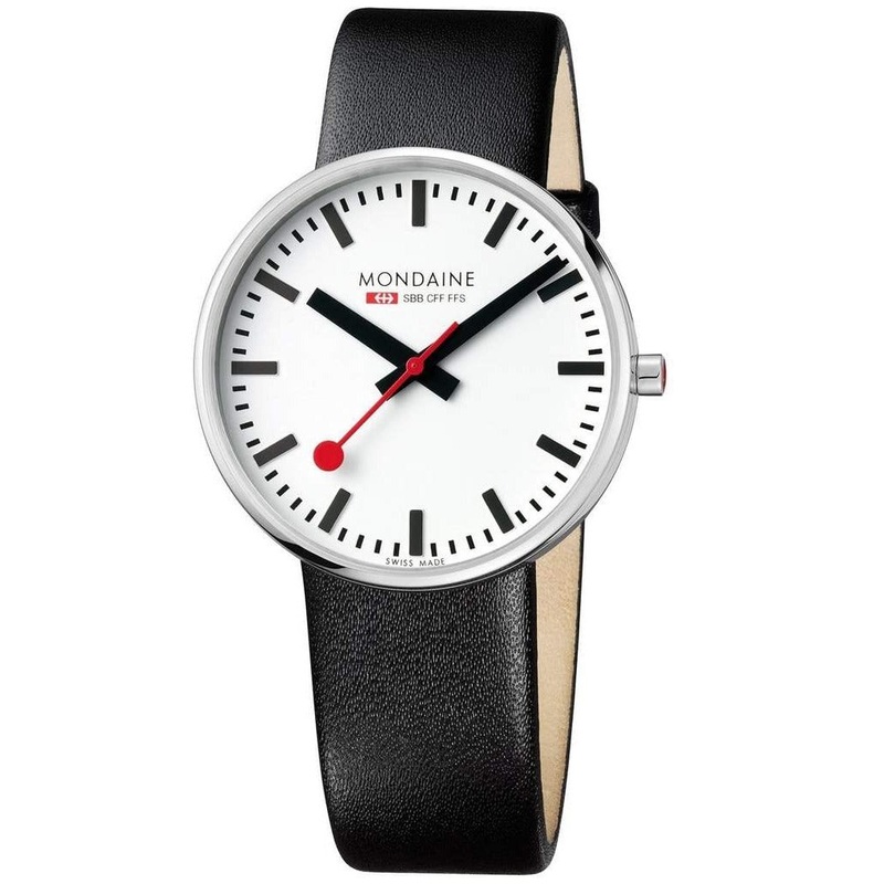 Mondaine Giant Backlight White Dial Watch MSX.4211B.LB