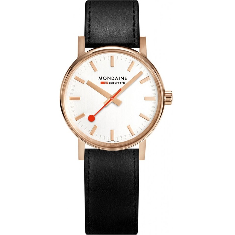 Mondaine Official EVO2 Rose Gold Stainless Steel Watch MSE.30112.LB