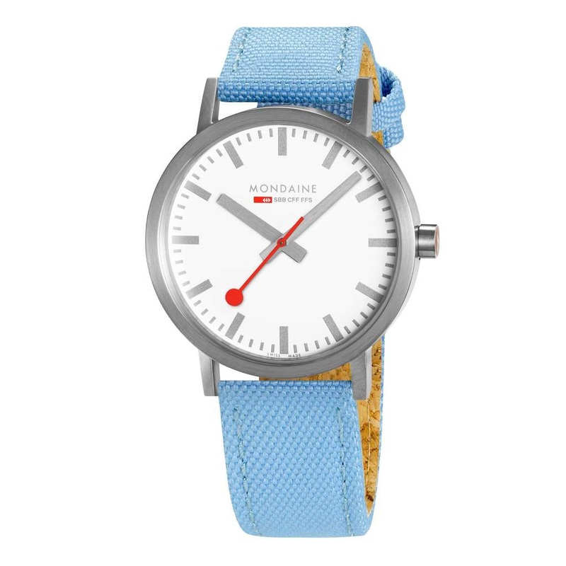Mondaine Railways Classic Steel Textile Watch A660.30360.17SBQ