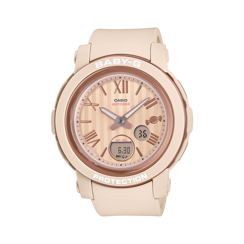 Baby-G Digital Analog Beige  Resin Band Watch BGA290SW-4A