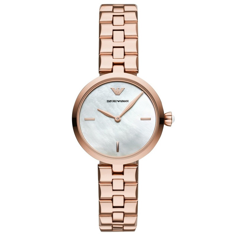 Emporio Armani Rose Gold Arianna Women's Watch with Quartz AR11196