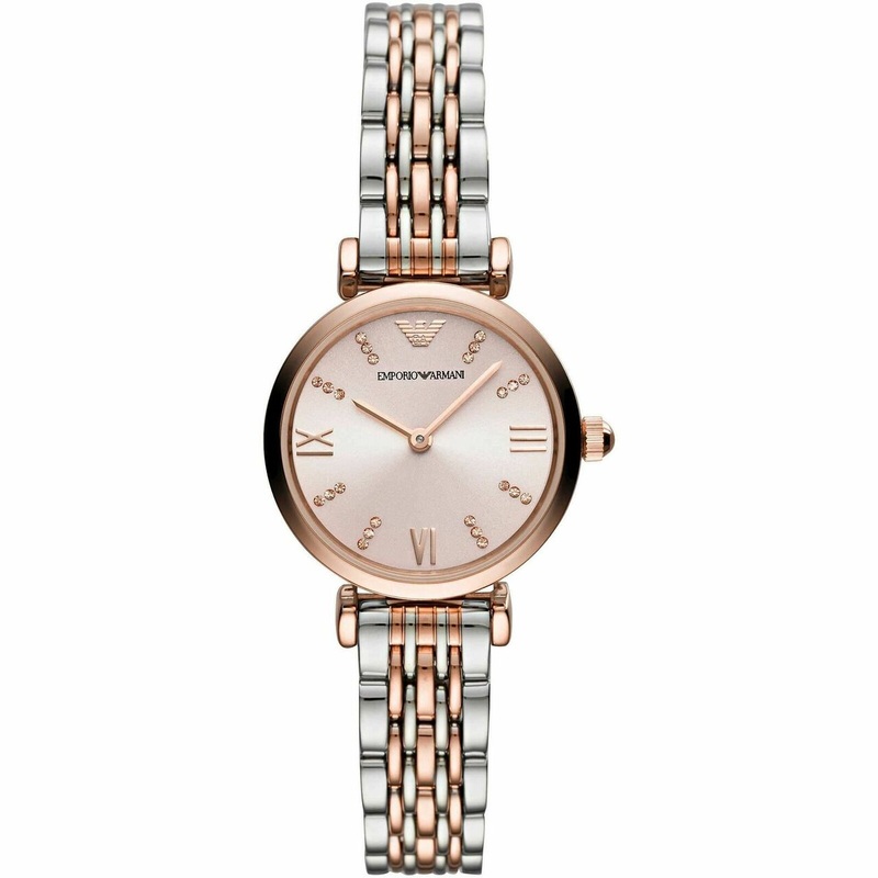 Emporio Armani Women's Quartz Watch with Pink Dial AR11223