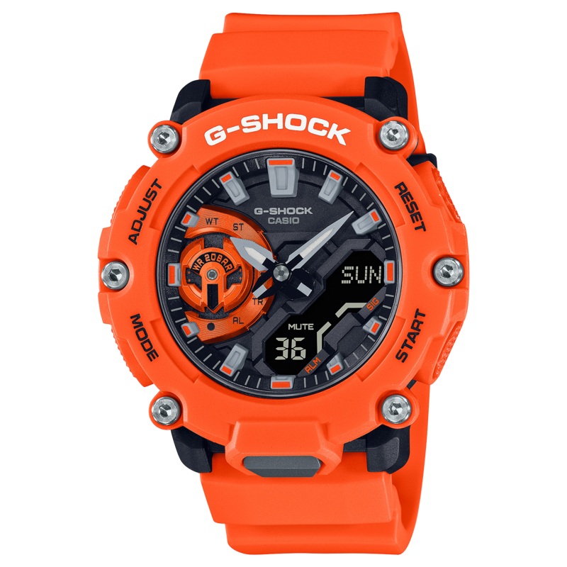 G-Shock DUO Carbon Core Guard Orange Mens Watch GA2200M-4A