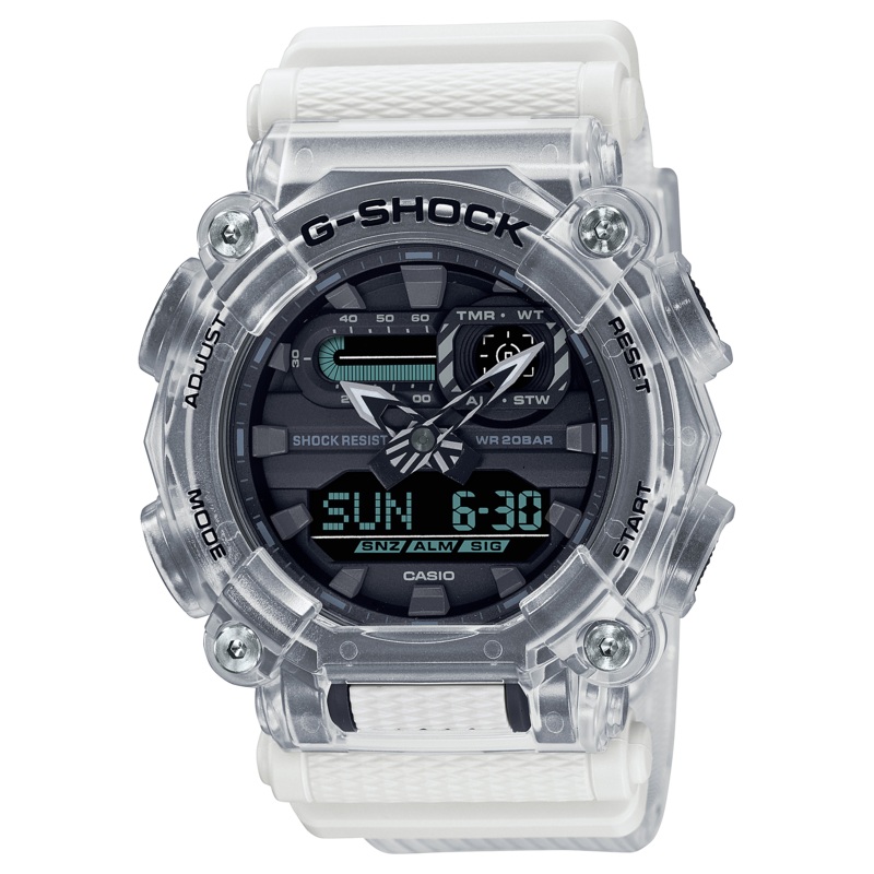 G-Shock DUO Sound Wave Transparent Mens Watch GA900SKL-7A