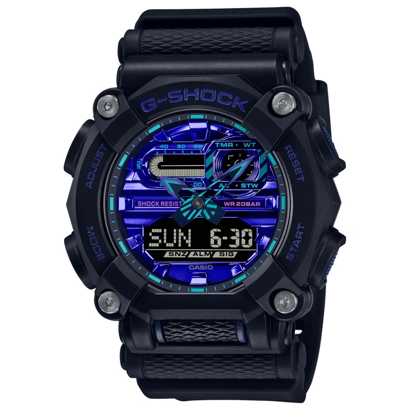 G-Shock DUO Virtual Blue Series Mens Watch GA900VB-1A