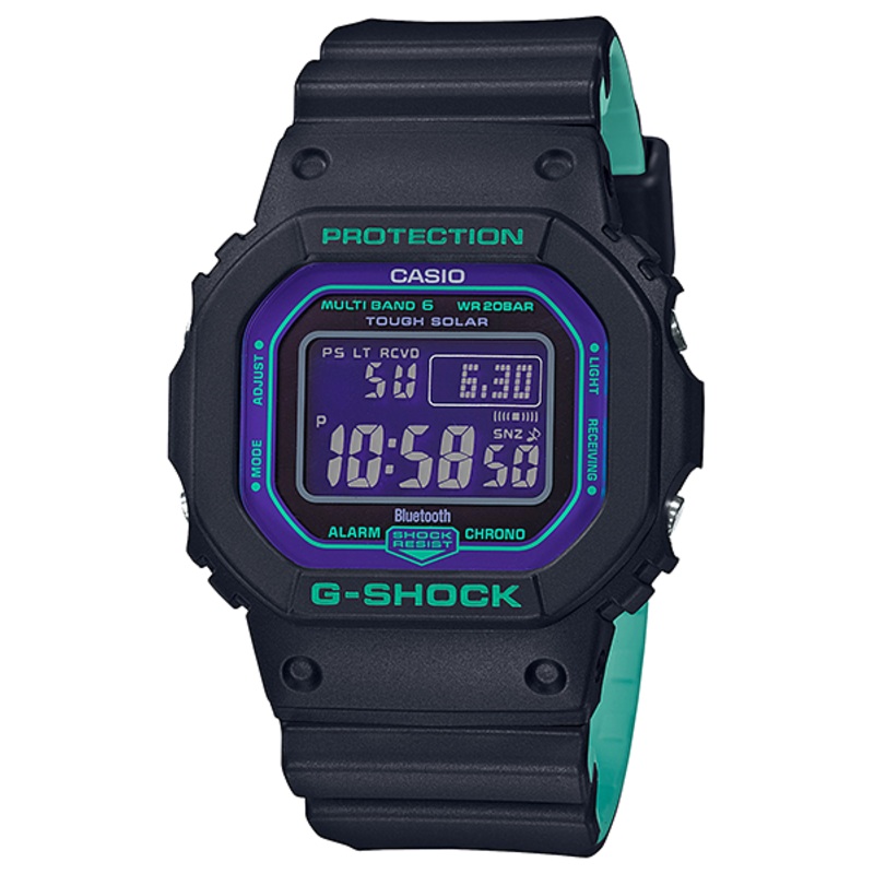 G-Shock Retro 90's Solar Bluetooth Watch with Dual-Tone Band GWB5600BL-1D