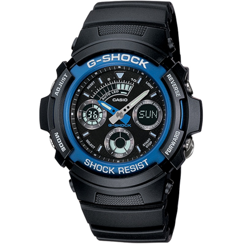 G-Shock World Time Analog Digital Men's Watch AW591-2