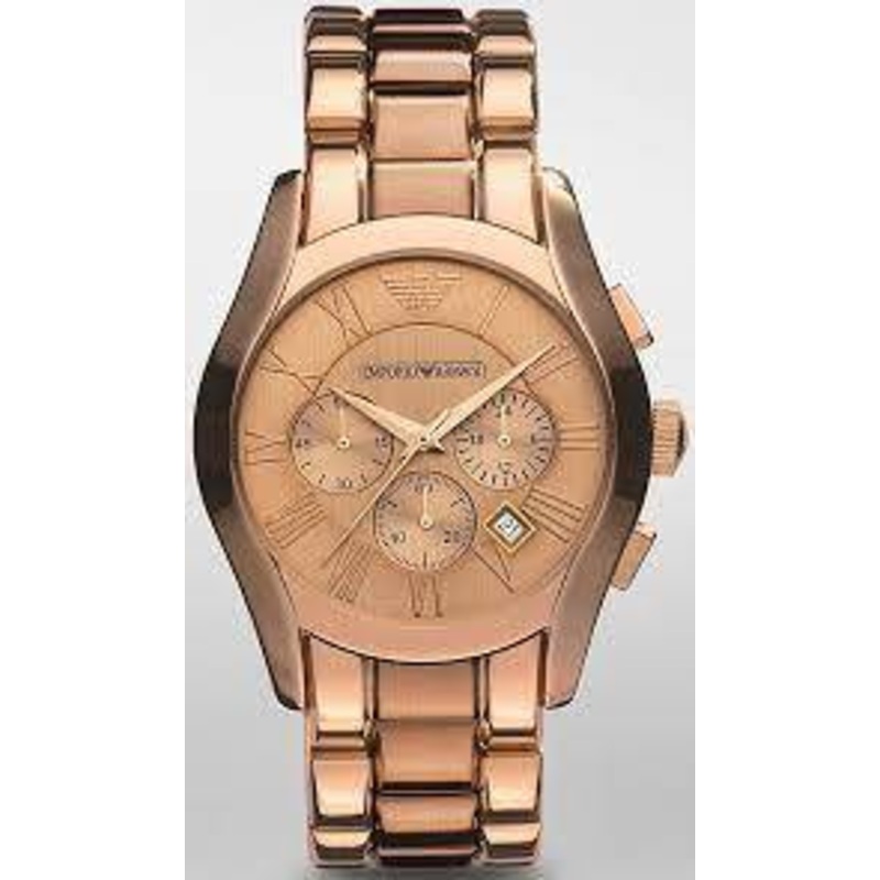 Armani Emporio Men's Chronograph Rose Gold Watch Marco AR0365