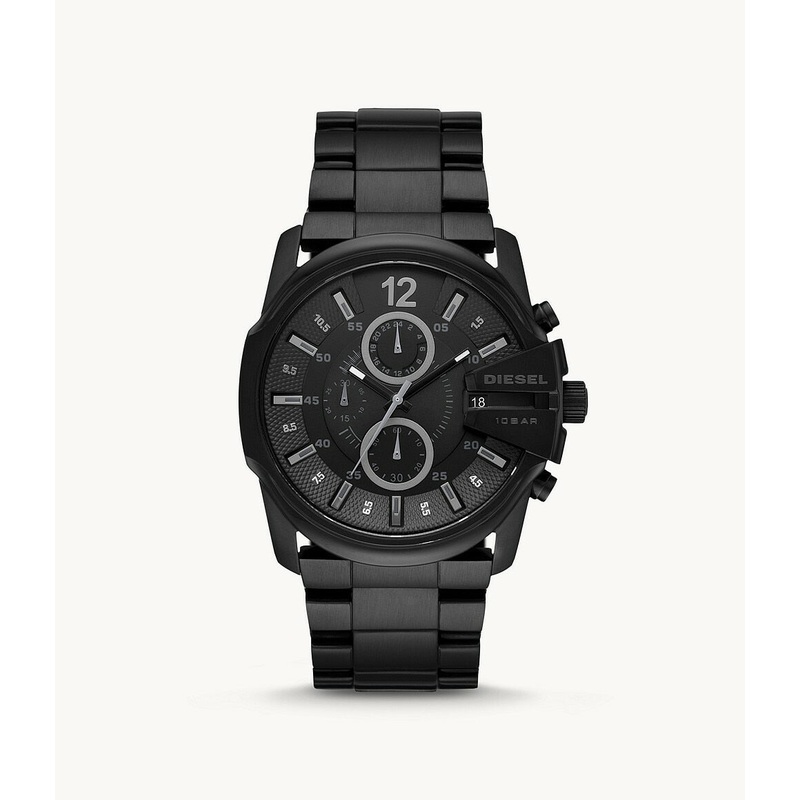 Diesel Master Chief Black Dial Mens Watch - DZ4180