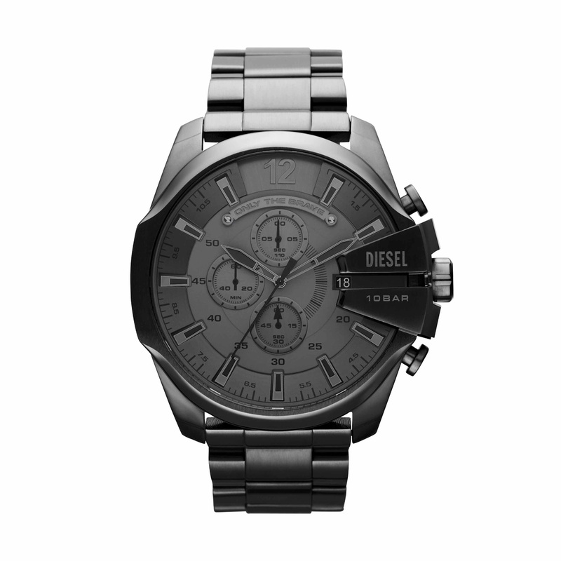 Diesel Mega Chief Men's Gunmetal Quartz Chronograph Watch