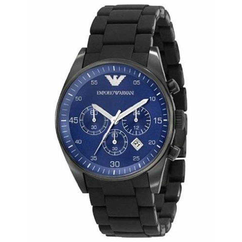 Emporio Armani Blue Chronograph Watch for Men AR5921