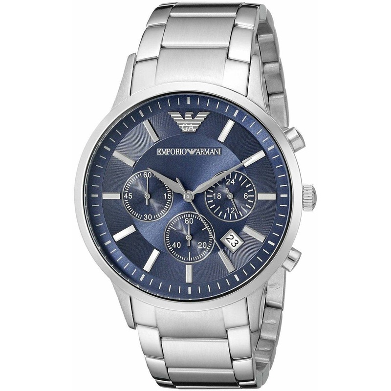 Emporio Armani Blue Dial Chronograph Watch for Men AR2448