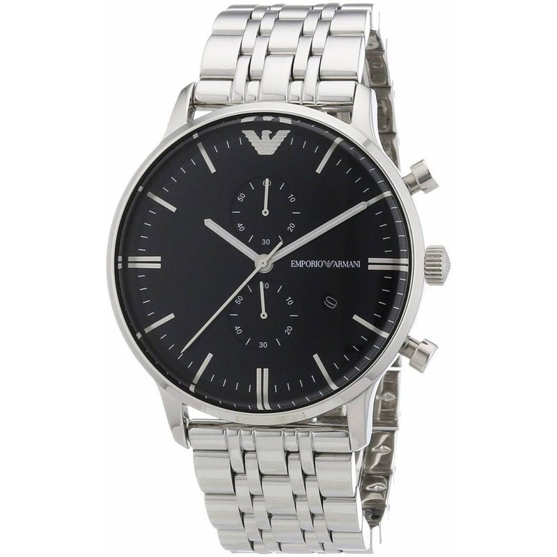 Emporio Armani Men's Steel Chronograph Watch AR0389