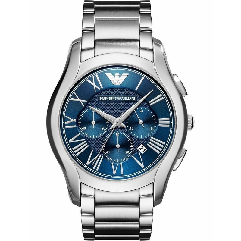 Emporio Armani Mens Elegant Blue Dial Watch AR11082