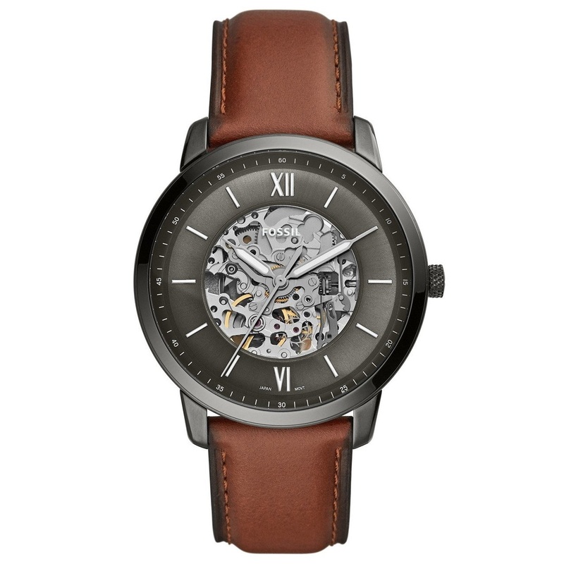 Fossil  Neutra Automatic Amber Leather Watch ME3161