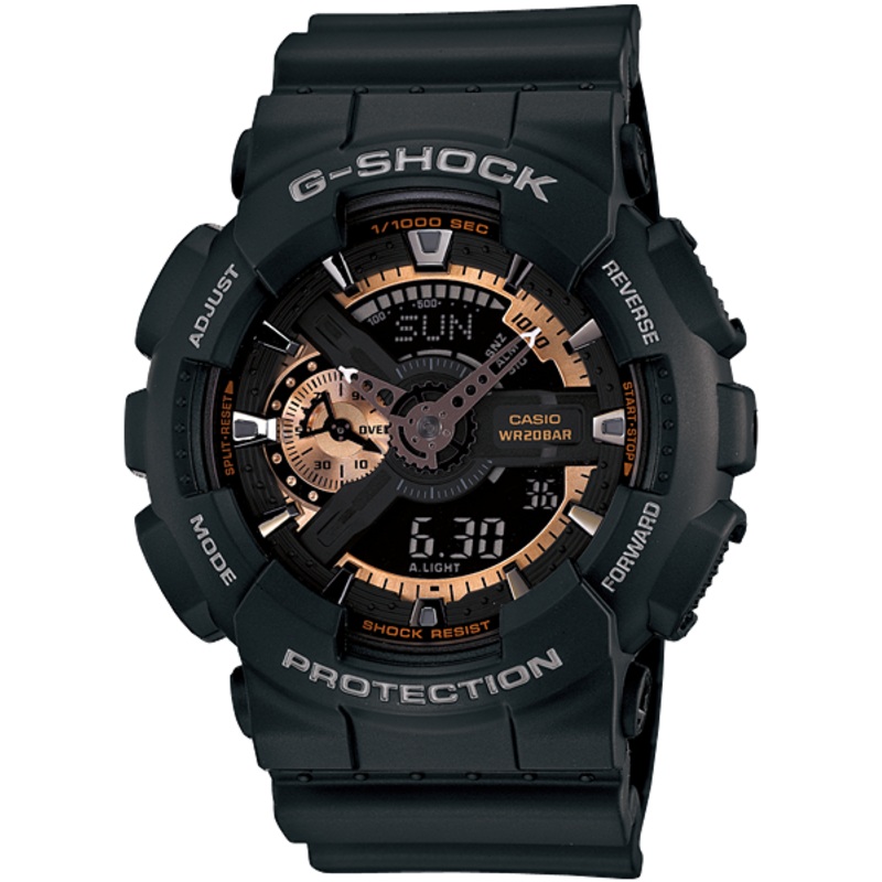 G-Shock Analogue Digital World Time Mens Watch GA110RG-1A