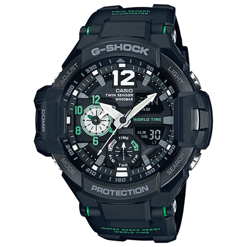 G-Shock Gravitymaster Twin Sensor GA1100-1A3 Mens Watch