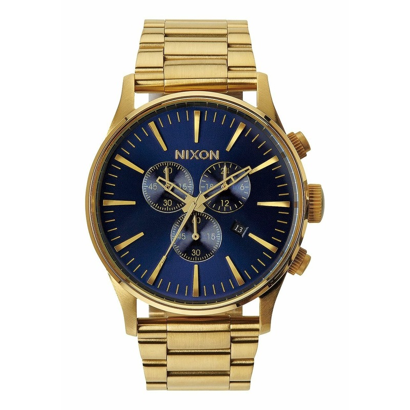 Nixon Sentry Chrono Gold And Blue Sunray A386-1922-00