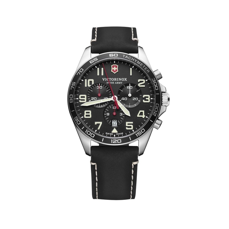 Victorinox Fieldforce Chrono Black Dial Mens Watch 241852