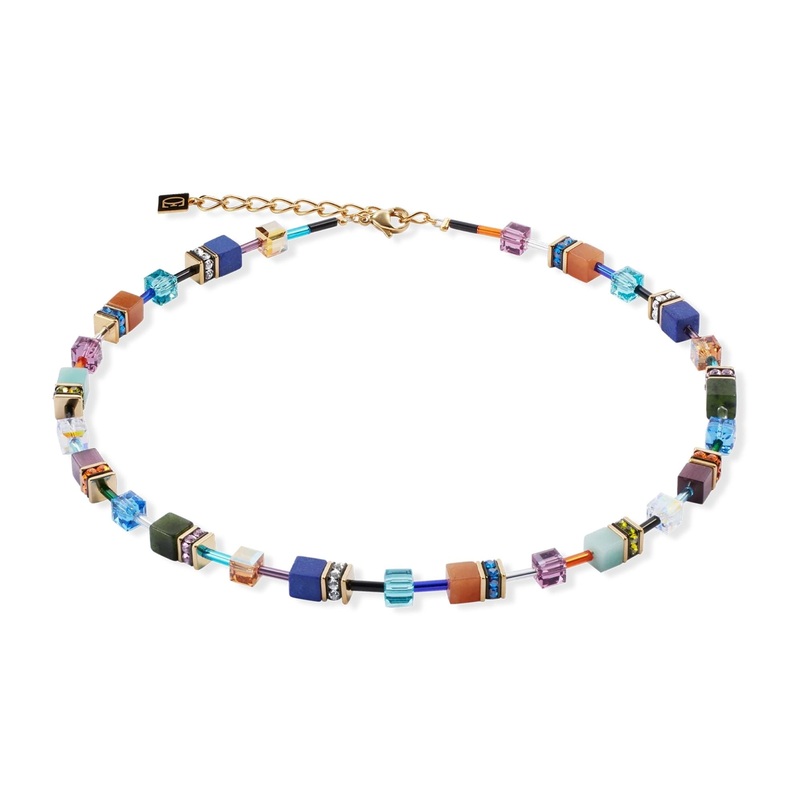 Coeur de Lion GeoCUBE Iconic Precious Necklace Multicolour