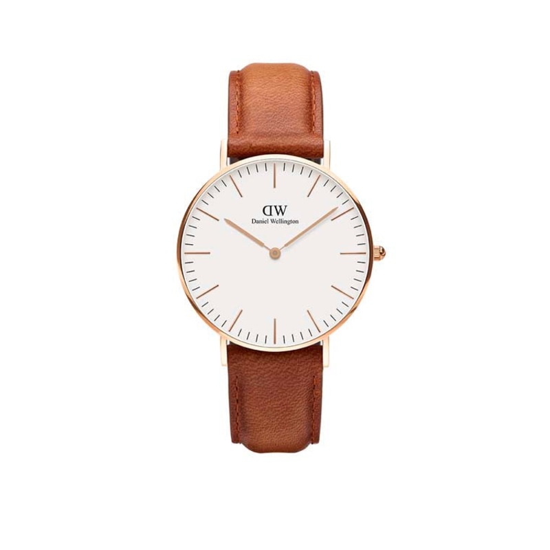Daniel Wellington Classic 36 Durham Rose Gold & White Watch