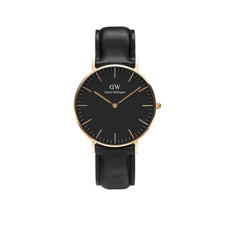 Daniel Wellington Classic 36 Sheffield Gold Black Watch