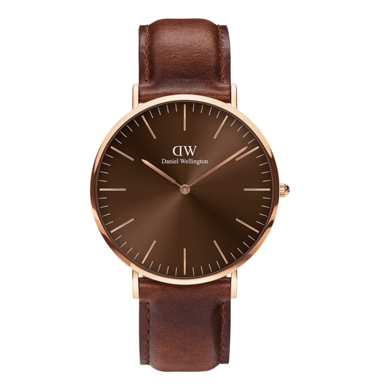Daniel Wellington Classic 40mm St Mawes Amber Watch DW00100627