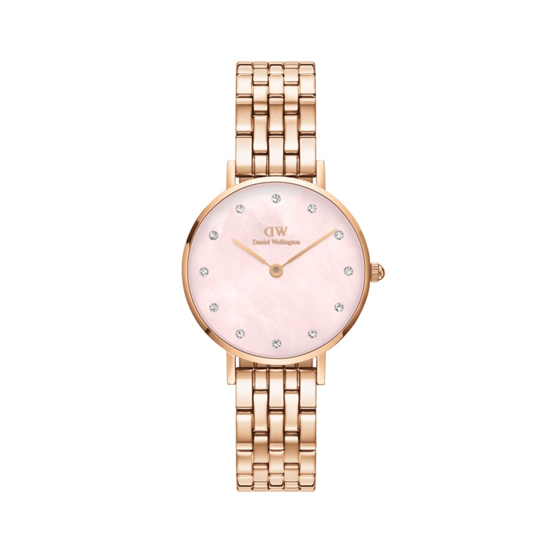 Daniel Wellington Petite 28mm Lumine 5-Link Melrose Watch DW00100617
