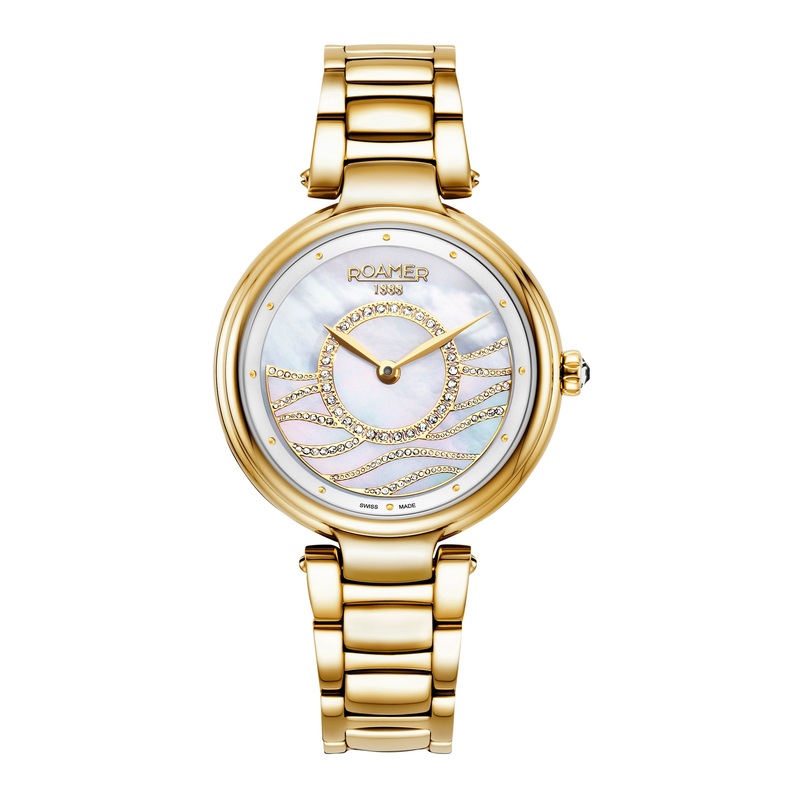 Roamer Lady Mermaid Gold Stainless Steel Watch 600857 48 15 50