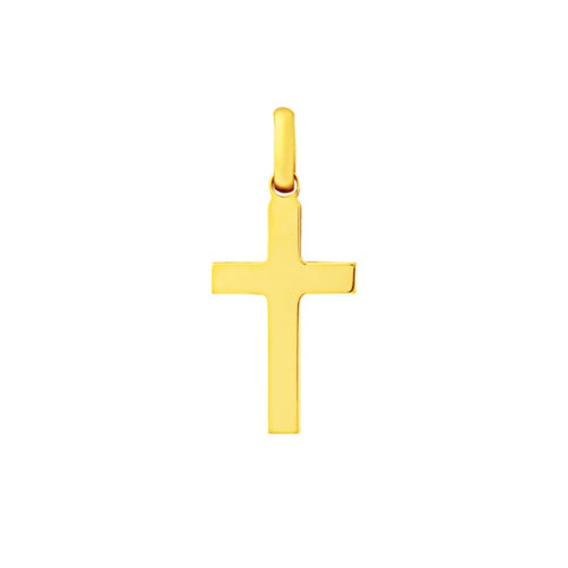 Solid 9ct Yellow Gold Cross Pendant
