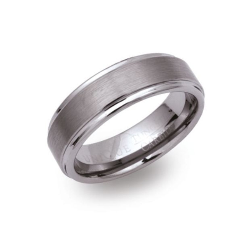 Unique Tungsten Carbide 7mm Ring