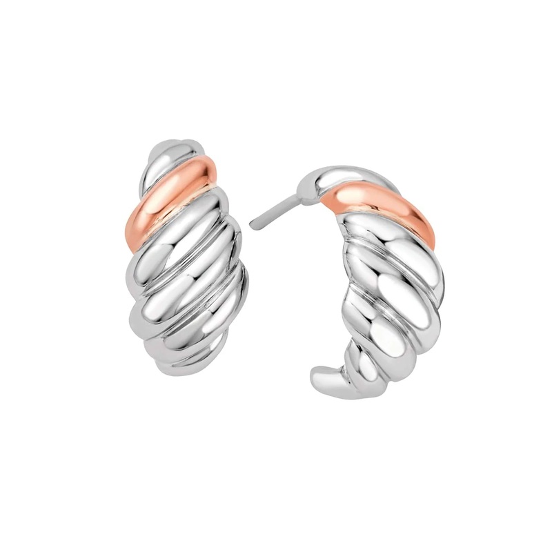 Clogau Lover's Twist Creole Earrings 3SLTW0614