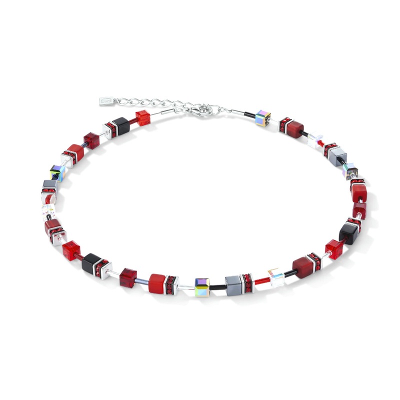 Coeur de Lion GeoCUBE Red Necklace