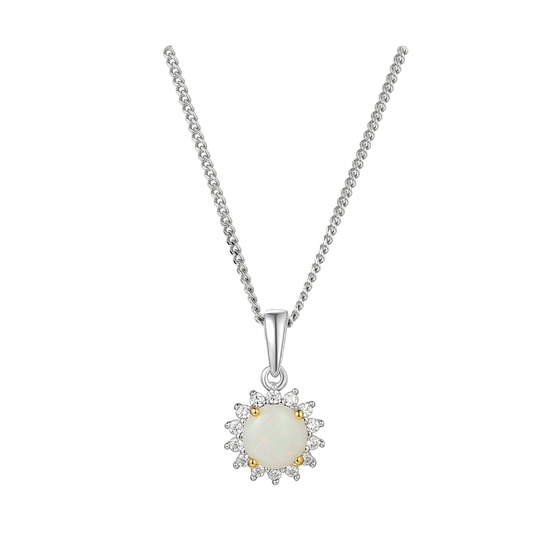 Amore Shimmer Opal Necklace