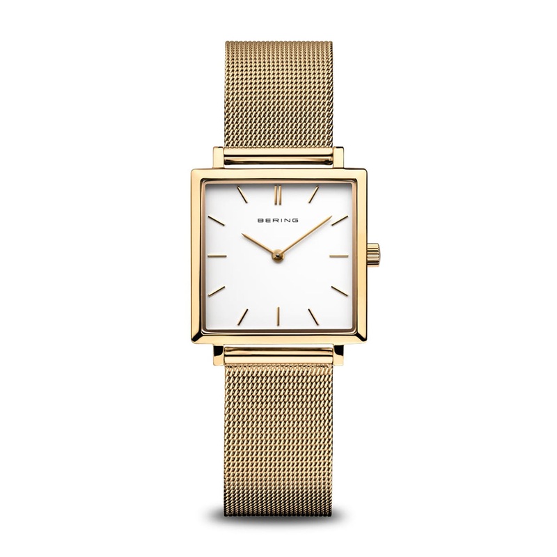 Bering 26mm Classic Gold Plated Quartz Watch 18226-334