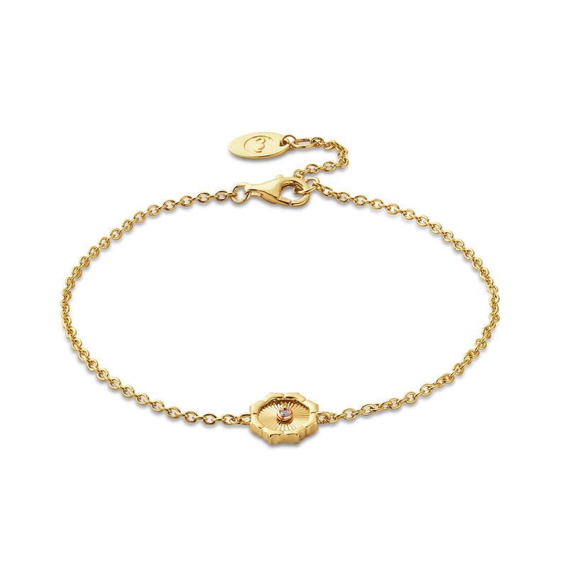 Clogau Bore Da Gold and Diamond Bracelet GBDA0377