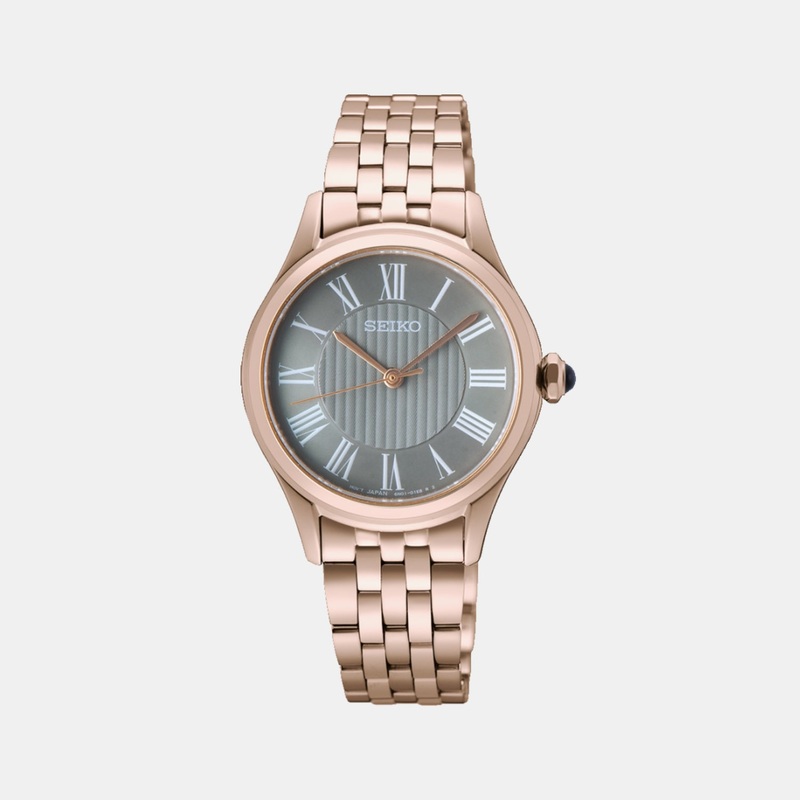 Classic Women Quartz Grey Dial Analog Stainless Steel SUR614P1