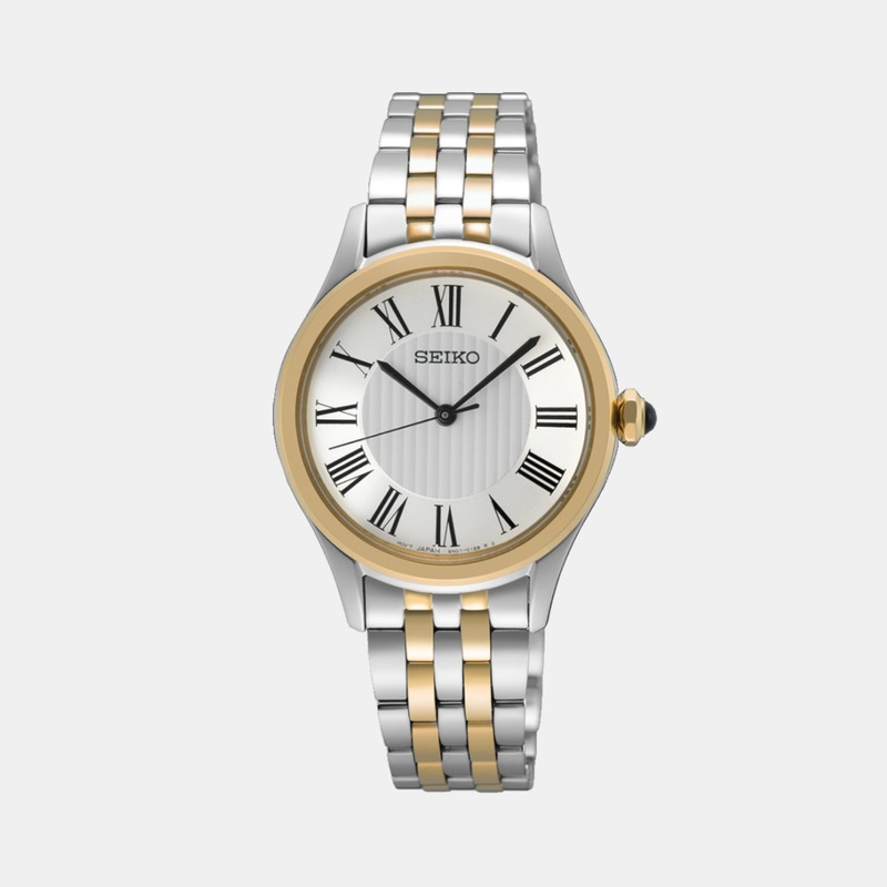Classic Women Quartz White Dial Analog Stainless Steel SUR612P1
