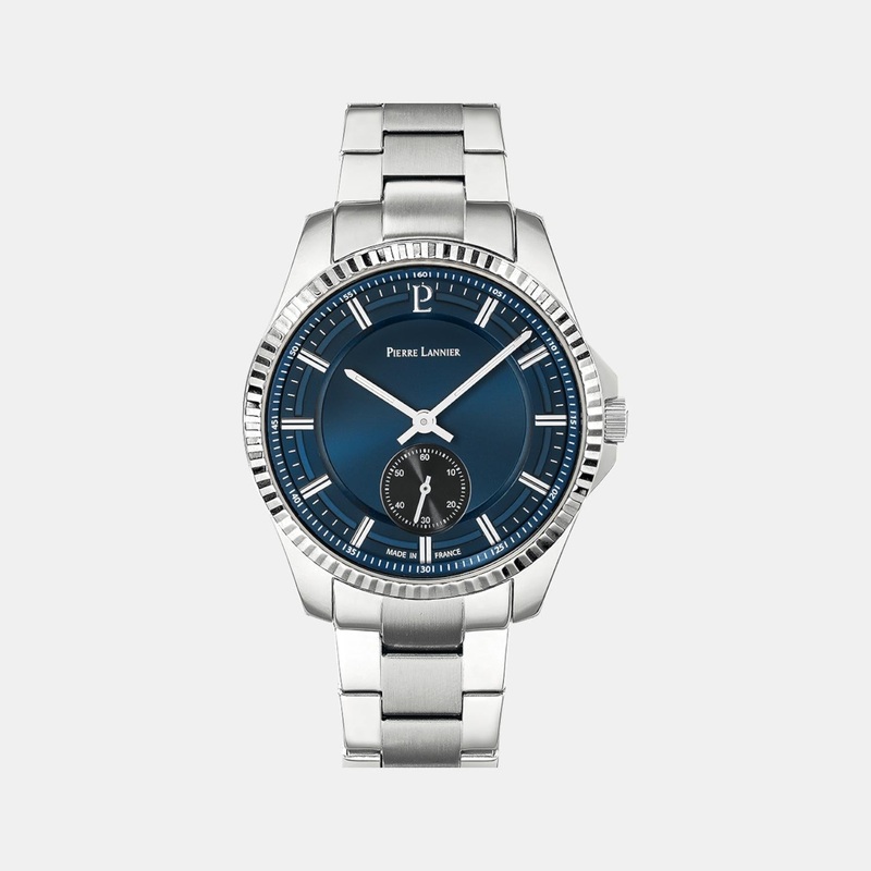 Metropolitain Men Quartz Blue Dial Analog Stainless Steel Watch 246G161