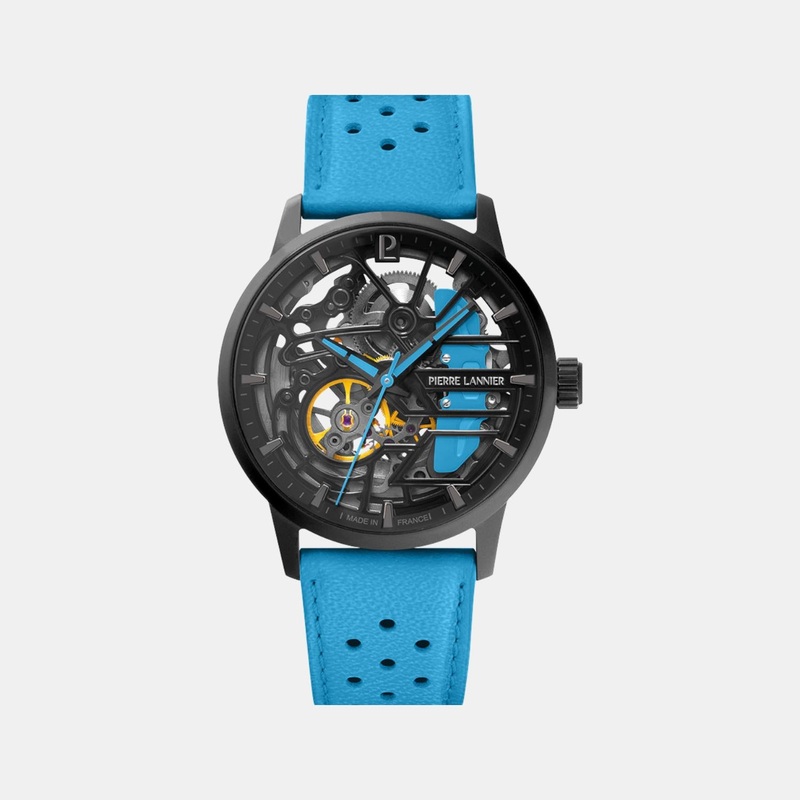 Paddock Women Automatic Black Dial Analog Leather Watch 145G866